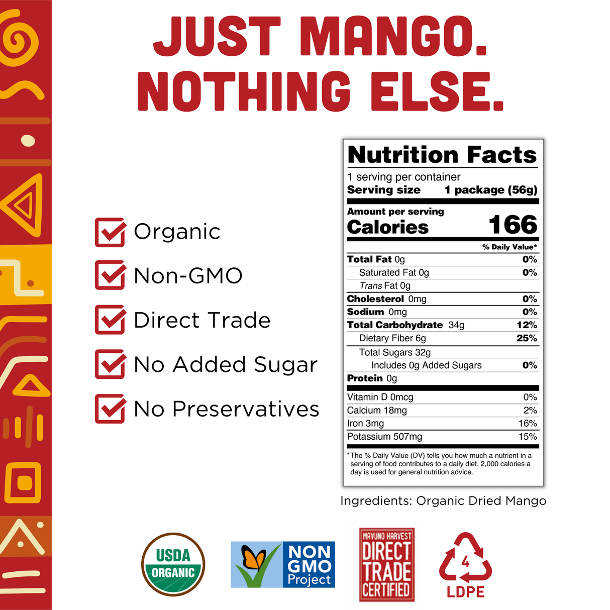 Organic Dried Mango